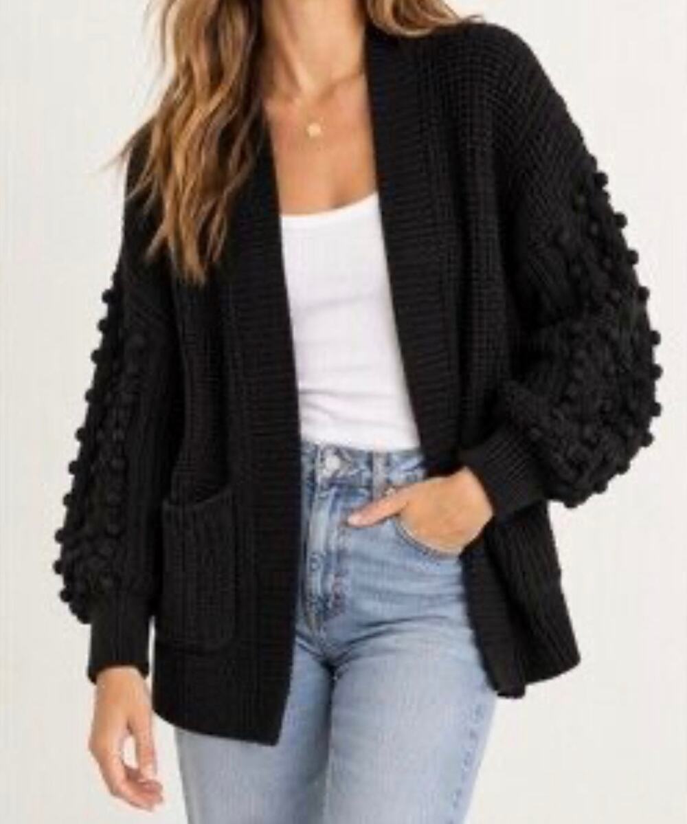 MADEWELL Bobble Sleeve Sycamore Cardigan